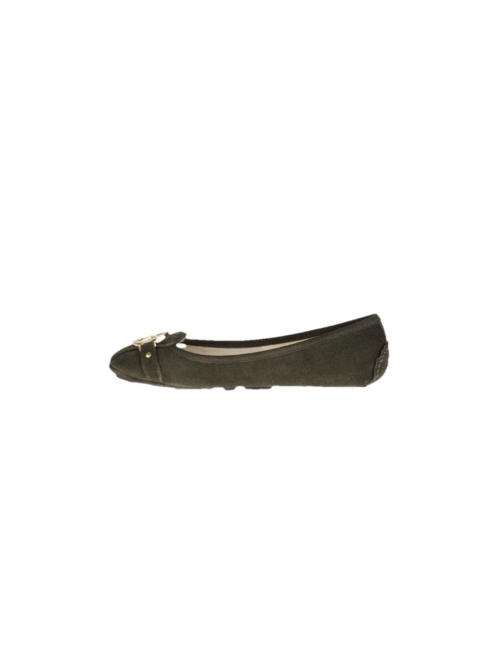 MICHAEL KORS FULTON MOC DK OLIVE MK LOGO WOMEN SLIP ON DRIVER SHOES Size 7